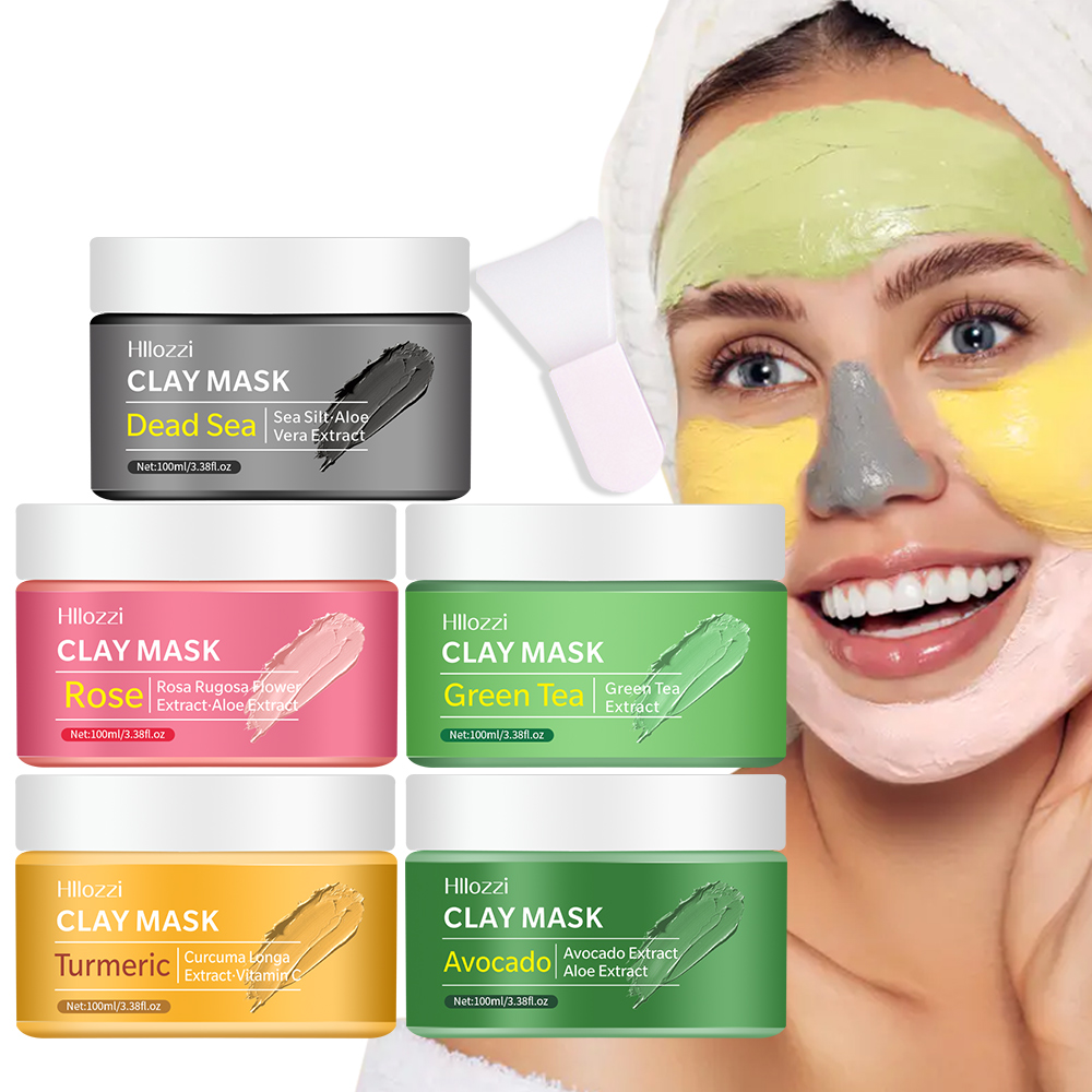 Korean Skincare Routine - 100ml rose facial cleansing mud mask