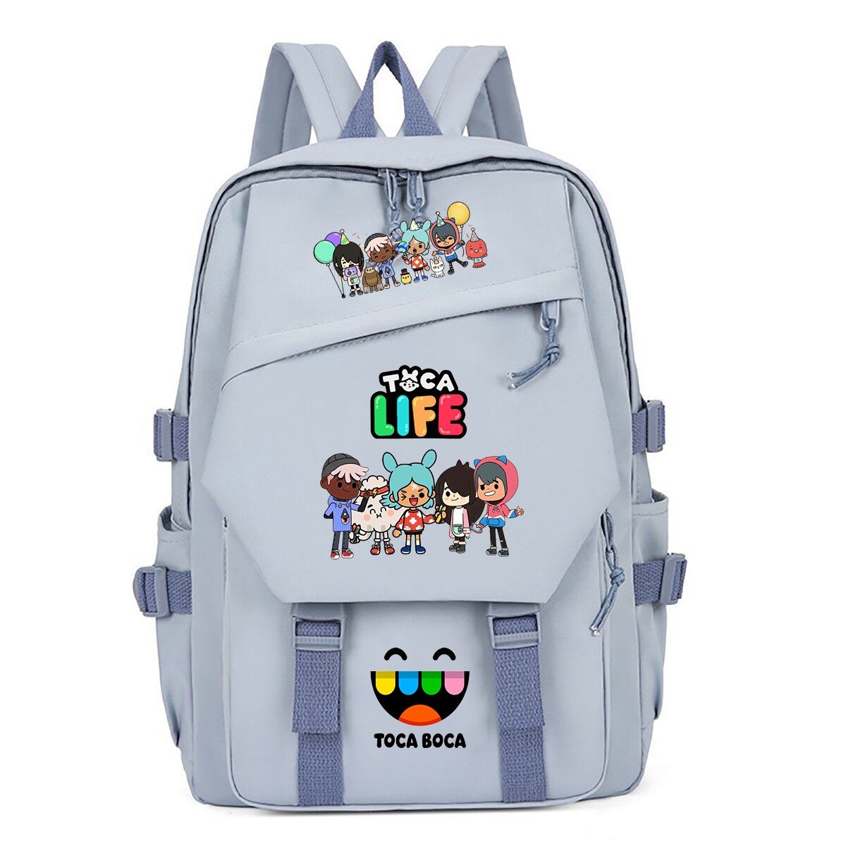 Toca Life World Print Backpack - Korean Girls Lifestyle recension och pris